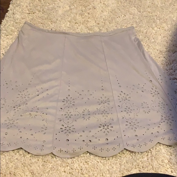 Cato Dresses & Skirts - Suede cutout light grey skirt